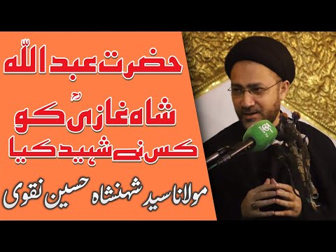 Hazrat Abdullah Shah Ghazi R A Ko Kis Ne Shaheed Kiya Maulana Syed Shahenshah Hussain Naqvi 2021 