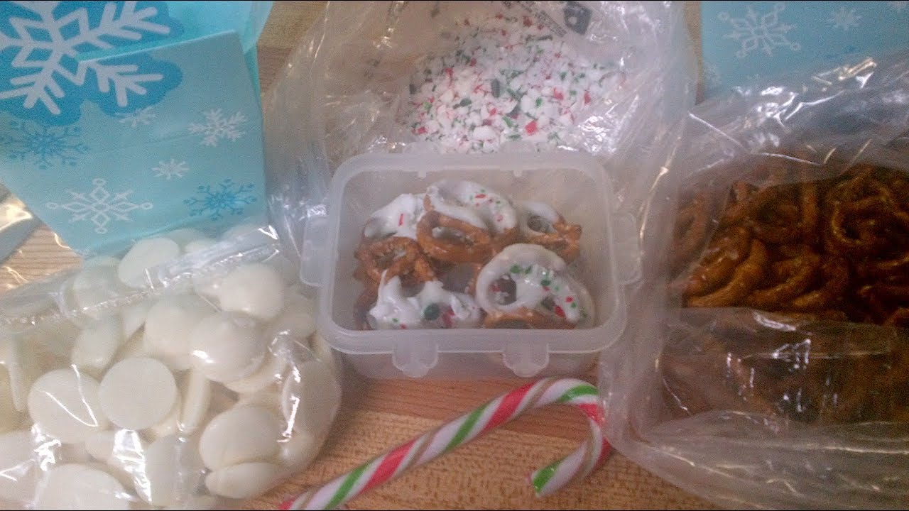 Candy Cane Pretzels Easy Christmas Candy Recipe with Few Ingredients