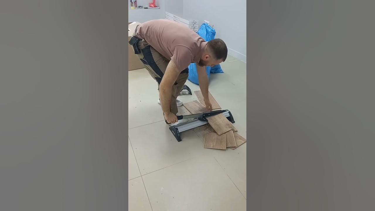 Резак для ламината в деле - YouTube