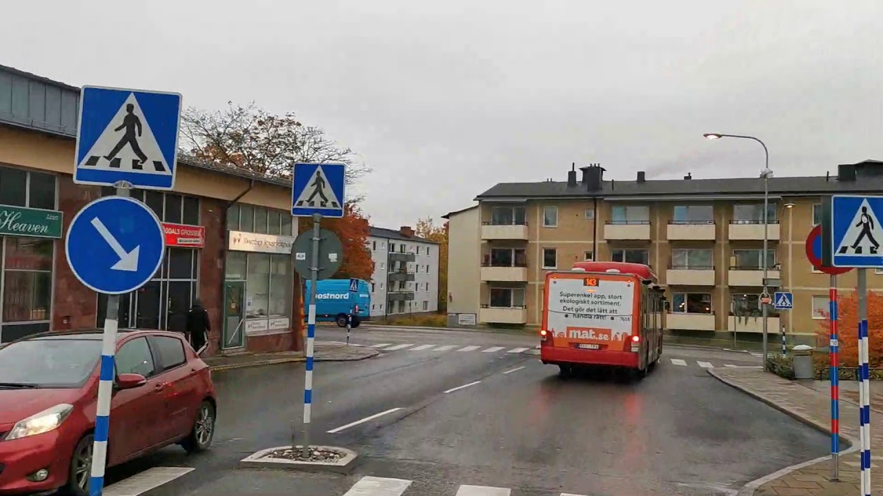 Linje 167 Älvsjö mot Farsta Centrum Stockholm ( SSV Nyboda Hallen Garage )