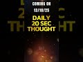 TRAILER DAILY VERSE & THOUGHT - Based on the book of Psalms in rhyme (Rime)