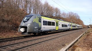 Sinntal Altengronau-Nord Ein Siemens Mireo Und Ein Güterzug Mit Schadwagen