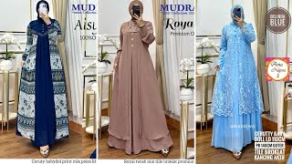 30 GAMIS DRESS MODEL TERBARU SIMPLE TREN DAN KEKINIAN 2024 2025 // Part 12