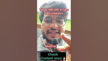HOW TO SCORE FULL MARKS IN CLASS 12th NUMERICALS #class12chemistry #munilsir #physicalchemistry
