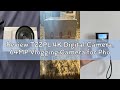 Review TZZPL 4K Digital Camera, 64MP Vlogging Camera for Photography with 3" 180° Flip Screen, 16X C