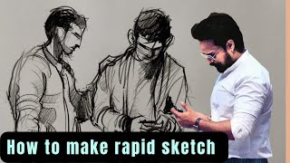 how to do rapid sketches, fast sketch kaise kare , drawing kaise kare rapid sketch #pencilwala