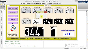 Car Number Plate Recognition using Matlab IEEE Project