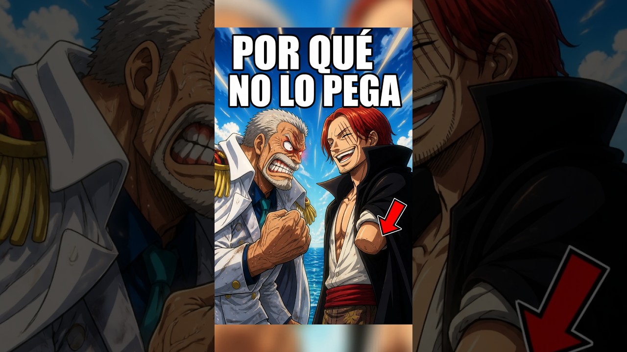 ¿Por qué Garp nunca fue a partirle la cara a Shanks? #onepiece