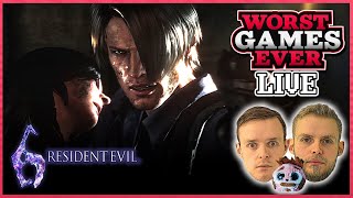 WE HAVE NEVER PLAYED THIS BEFORE [PART 1] - Resident Evil 6 | WorstGamesEver Live!