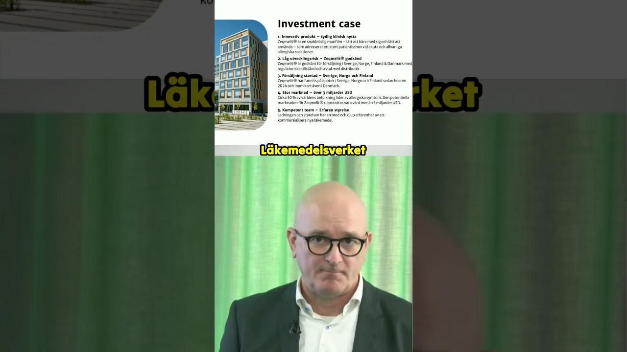VD Jonas Jönmark: AcuCort som ett investment case
