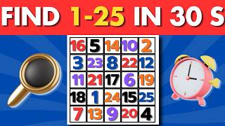 How Fast is your Brain? | Brain Exercises to Sharpen Your Mind | Schulte Table🧠💪 EP.1 screenshot 5