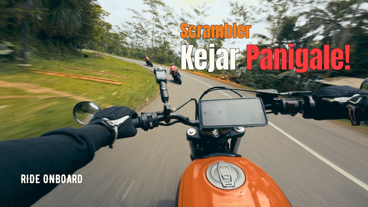 Ducati Scrambler Ikut Mengejar Panigale?! | 4K | POV Ride
