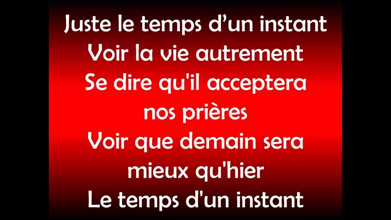 Psy 4 De La Rime - Le Temps D'Un Instant [Official Lyrics Video HD]