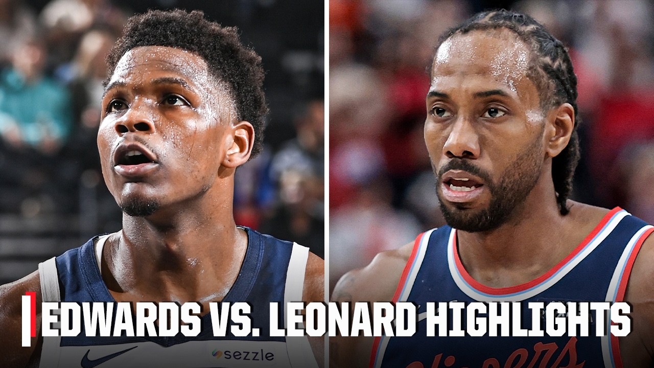 ANT 🐜 VS. THE KLAW ✋ Kawhi's 45 PTS lifts Clippers past Anthony Edwards & Wolves | NBA on E