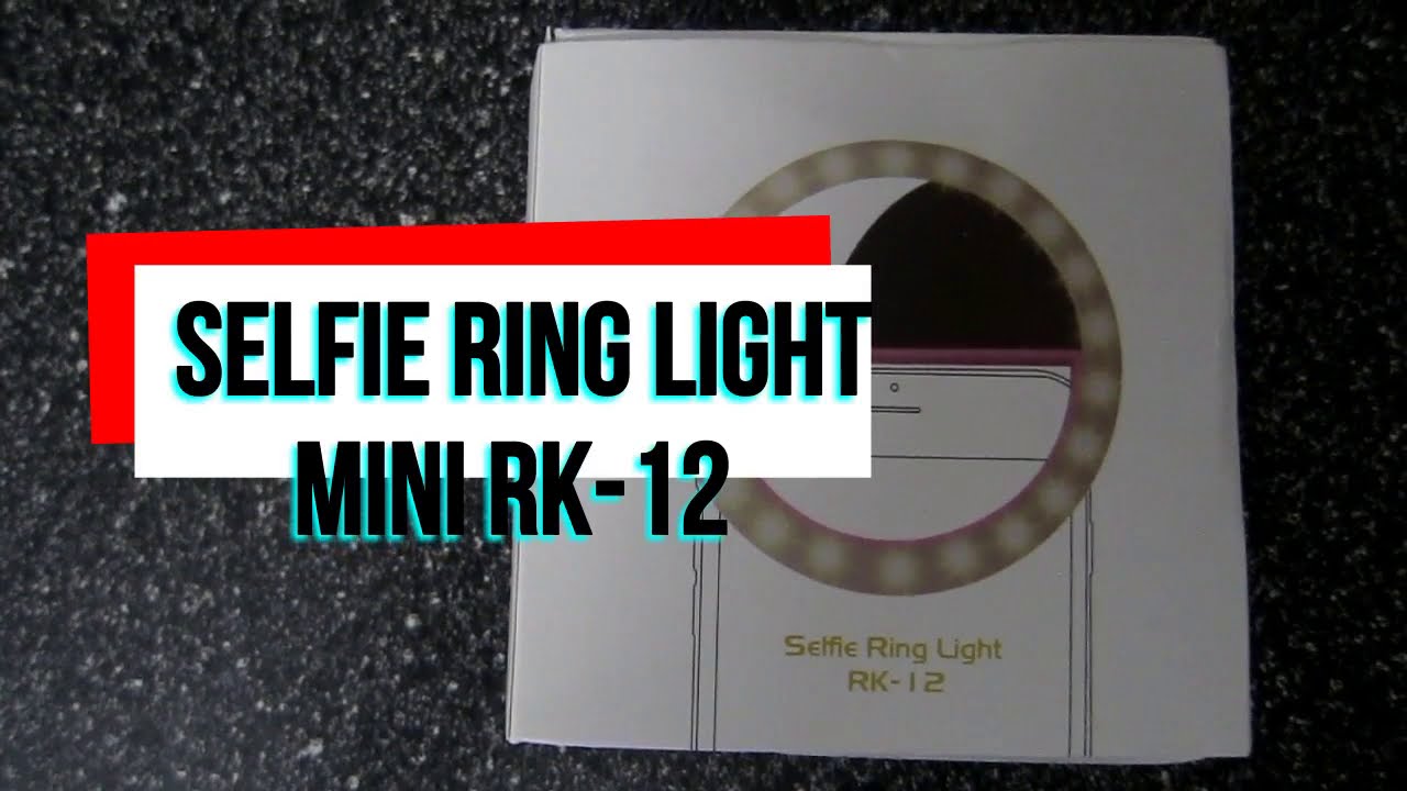RECHARGABLE MINI SELFIE RING RK-12