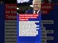 Trump Mendadak Lunak ke Iran, Minta Teheran Telepon AS #matalokal
