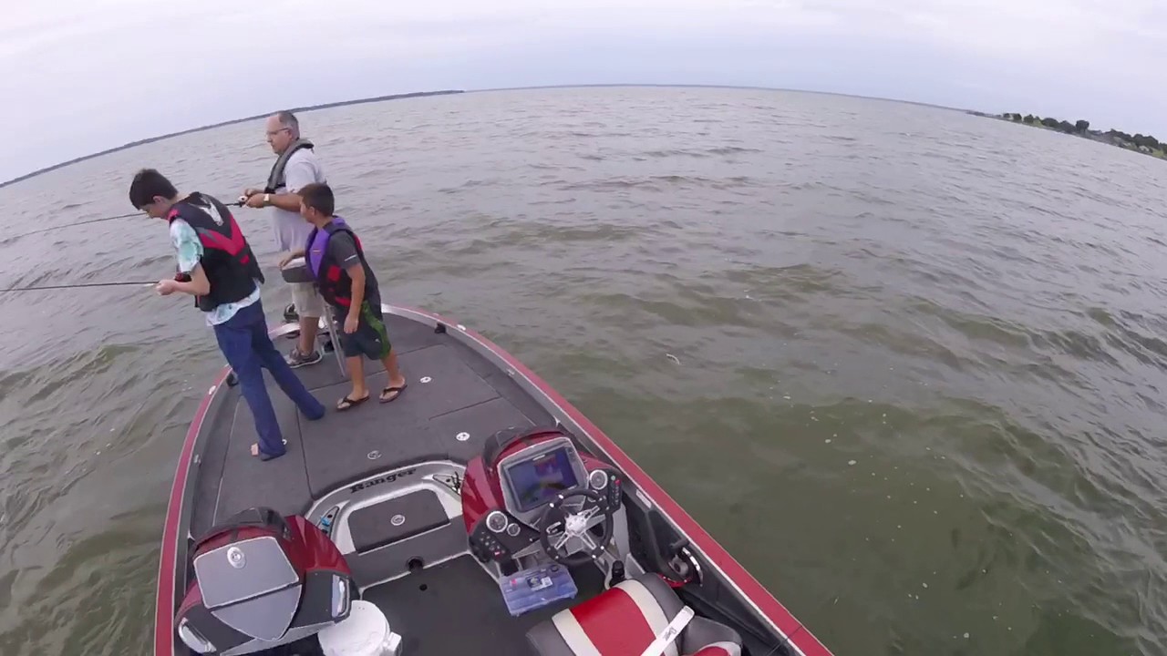 The fish are jumping all around us