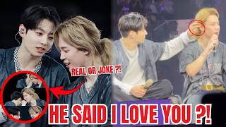 10 Minutes Agojk Whispered I Love You To Jimin In Tdana Fans Think Its A Real Confession 