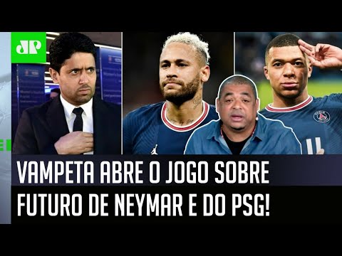 "O que ME FALARAM sobre o Neymar é que o PSG TÁ PREOCUPADO com..." Vampeta ABRE O JOGO!