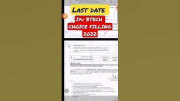 Last Date😨 | IPU BTECH CHOICE FILLING🤞 | 2022 | #shorts #ipu #btech #counselling #creatorshaihum