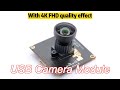 8mp usb camera module sony imx317 4k fhd for security surveillance