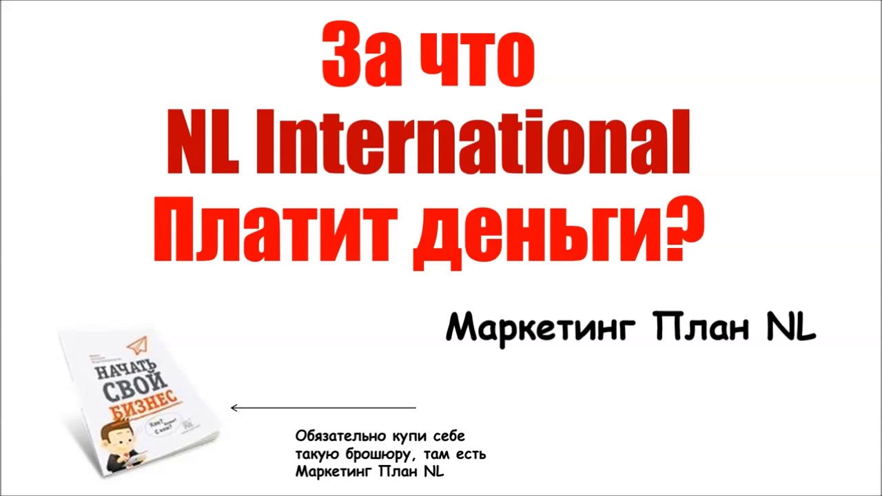 Маркетинг план nl international