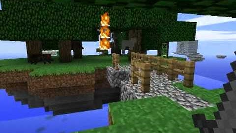 Lets Play Minecraft Floating Islands Survival - Part 2 (Custom Map)