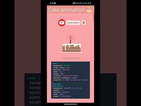 Cake Animation 🥮🎈