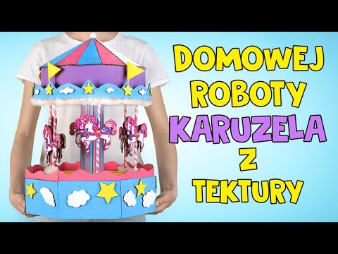 Domowej roboty karuzela z tektury 🎠