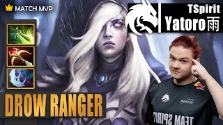 Drow Ranger Safelane | TSpirit.Yatoro | YATORO DROW RANGER CARRY IS CRAZY | 7.34b Gameplay Highlight