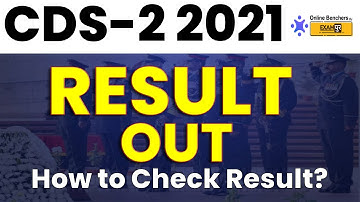 CDS 2 RESULT 2021 OUT|CDS 2 2021 KA RESULT|HOW TO CHECK CDS 2 EXAM RESULT 2021 | BY ONLINE BENCHERS