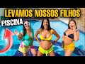 LEVAMOS NOSSOS FILHOS PARA PISCINA! *UM DIA COM A GENTE* ☀️⛱