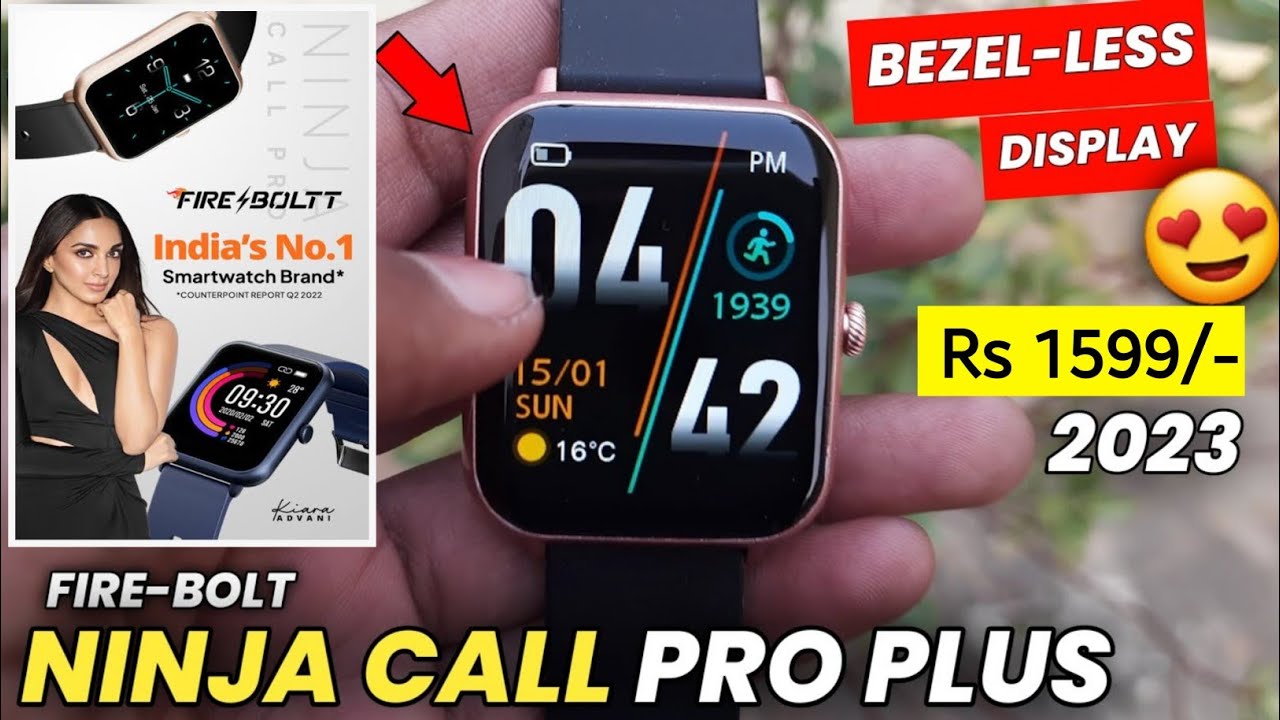 Fireboltt Ninja Call Pro Plus | Fire Boltt Ninja Call Pro Plus Unboxing ...