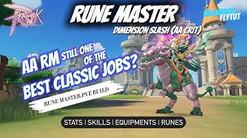 Ragnarok Mobile | AA Rune Master (Full PVE build) #ROM #RagnarokMEternalLove
