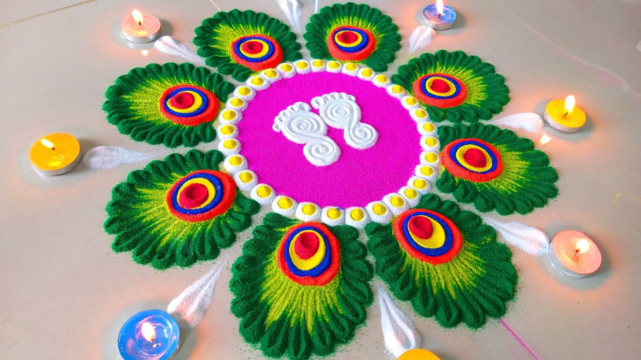 10 easy rangoli designs for Diwali 2020 | SBS Hindi
