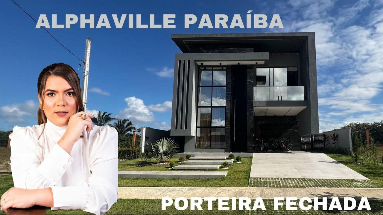🔴VENDIDA 🔴 Casa de alto padrão no Alphaville Paraíba- Porteira Fechada - João Pessoa/PB