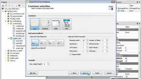 Creating a new form in Form Designer (v2.30)