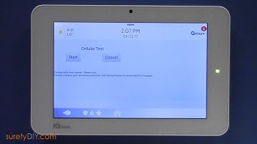 How to Run a Cellular Communication Test on the Qolsys IQ Panel 2