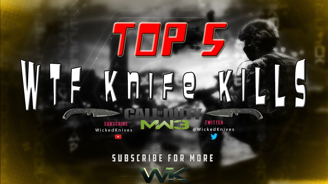 Top 5 WTF Lucky Throwing Knife Kills In Modern Warfare 3