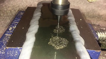 Openbuilds C-Beam CNC mill router cutting mild steel