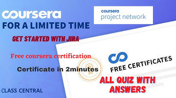 Get started with Jira, All Quiz with Answers.#coursera#freecertificate #courseraquizanswrs #learners