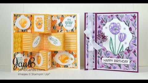 No.630 - NEW Fancy Fold Design! Bookbinding Shutter Card - JanB