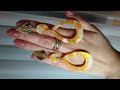 Epoxy resin earrings DIY. Tutorial for beginners how to make epoxy designer earrings