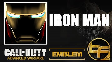 COD Advanced Warfare Emblem Tutorial #11 - Iron Man