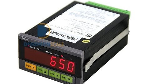 Giới thiệu đầu cân PT650D