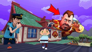 Dark Riddle Mod Menu| NEW MOD_ Giant neigbor_ Giant Police man _ PART 17 #darkriddle #modmenu