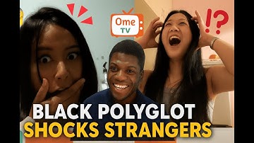 They Didn’t Expect My Mandarin, Spanish, French 😂 | Black Polyglot OmeTV