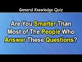 Common Sense Quiz