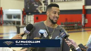 CJ McCollum | Pelicans End of Season Media Availability 4\/30\/2024