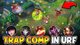 WE CREATED A FORTRESS OF TRAPS IN URF MODE! (LITTER THE ENTIRE MAP)